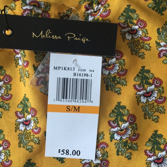 Melissa Paige Oversized Floral Poncho Blouse Small - Picture 5 of 6
